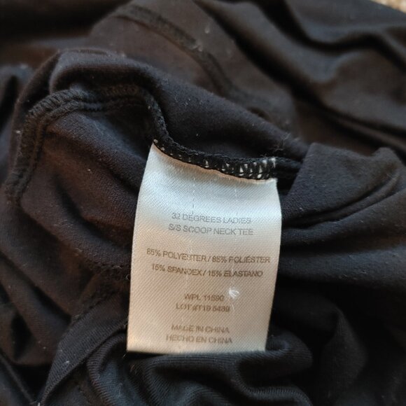 32 Degrees Cool 3 Pack Size S T-Shirt Short Sleeve Black/Teal/Pink For Women - Picture 4 of 11